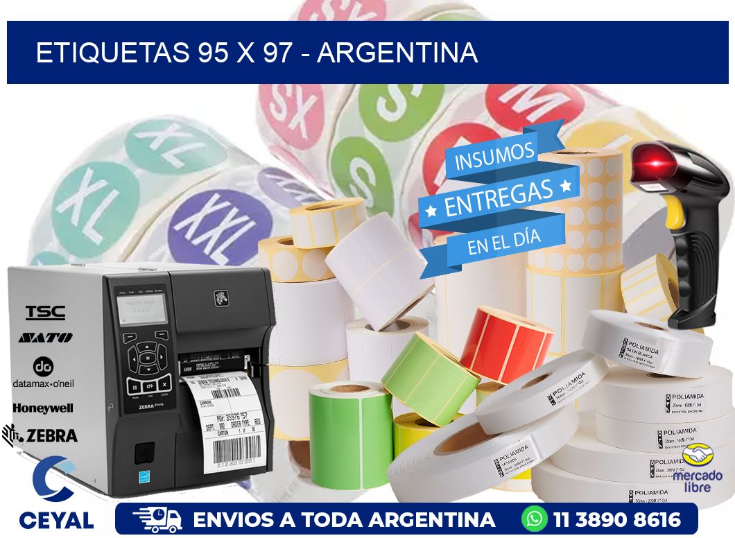 ETIQUETAS 95 x 97 - ARGENTINA