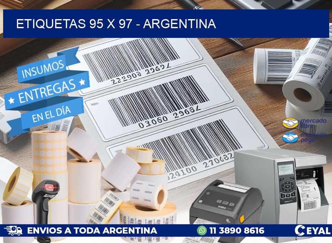 ETIQUETAS 95 x 97 - ARGENTINA