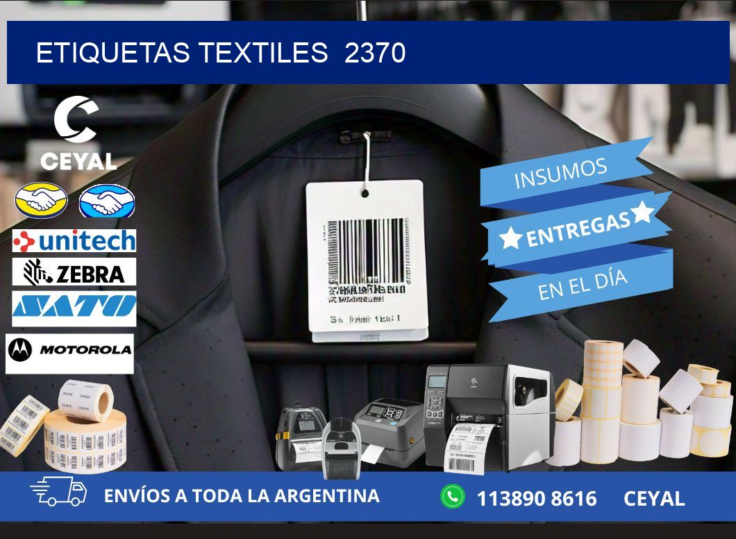 ETIQUETAS TEXTILES  2370