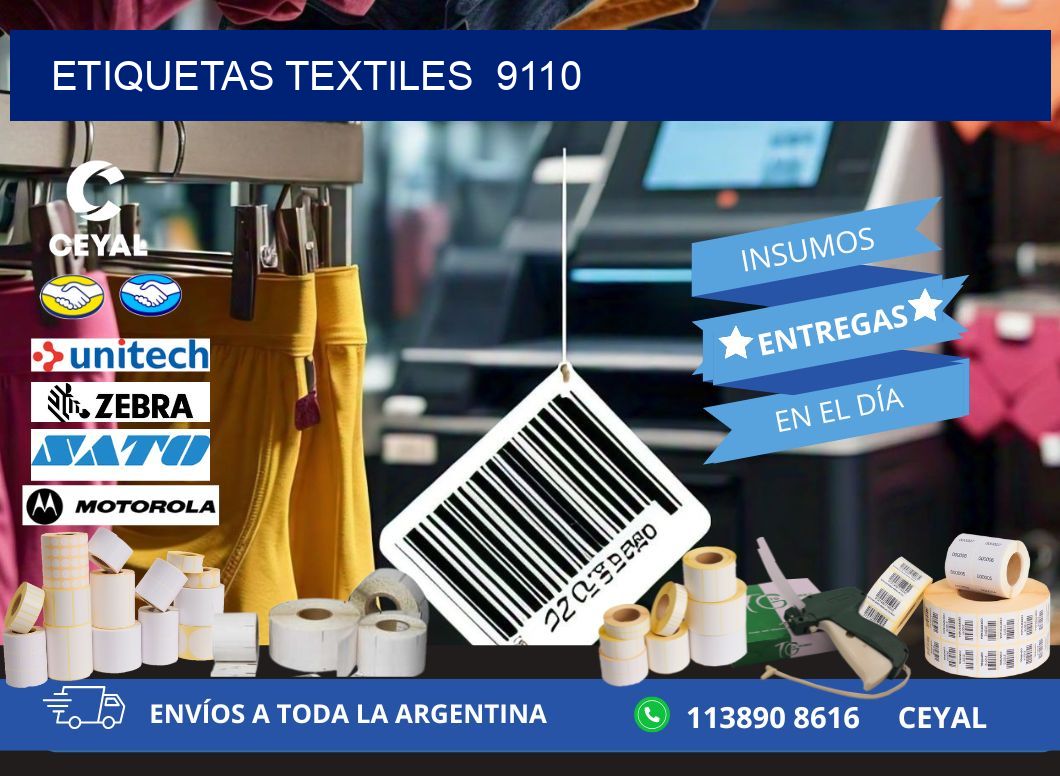 ETIQUETAS TEXTILES  9110