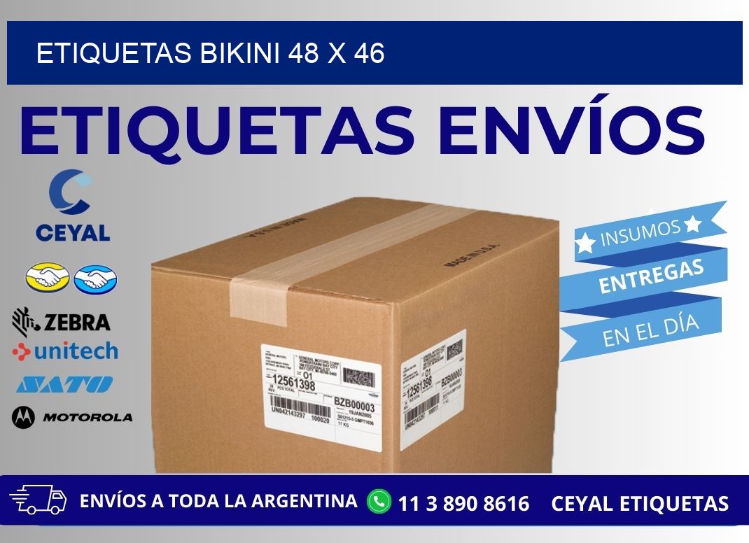 ETIQUETAS BIKINI 48 x 46