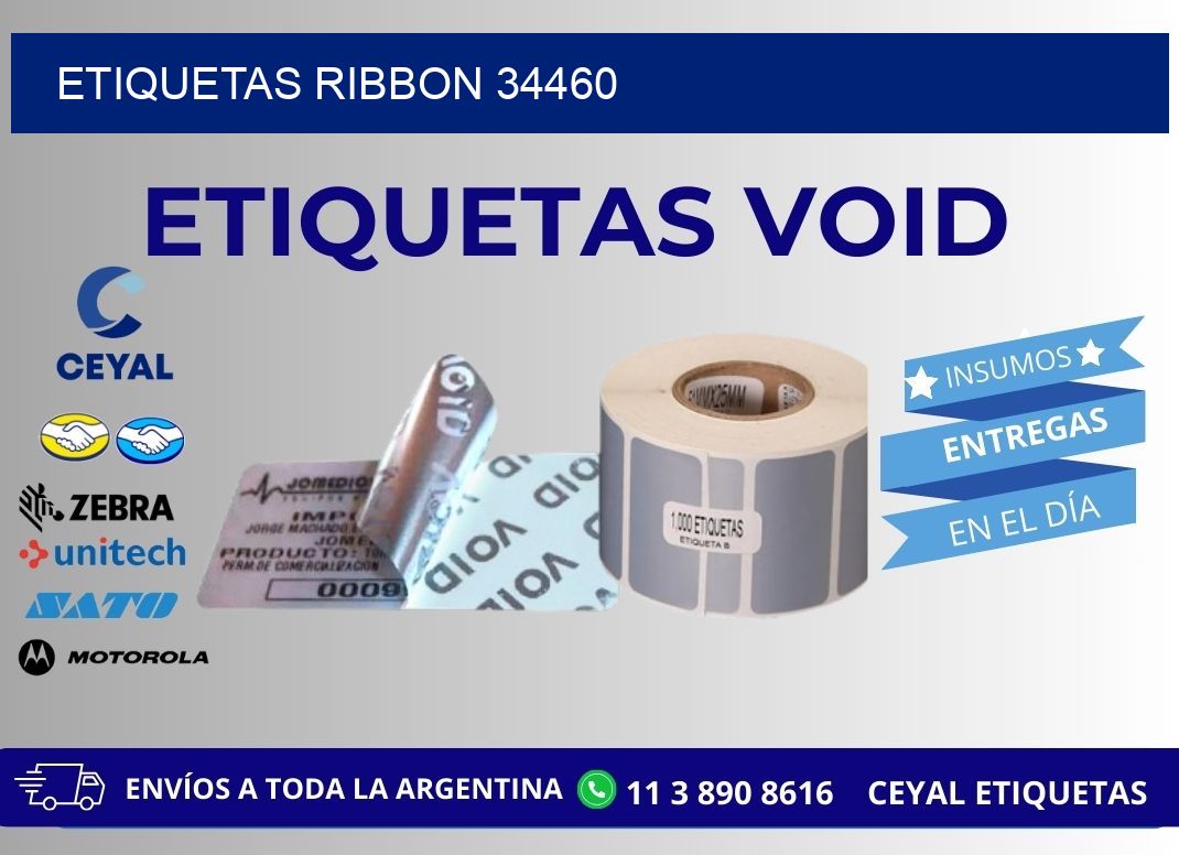 ETIQUETAS RIBBON 34460