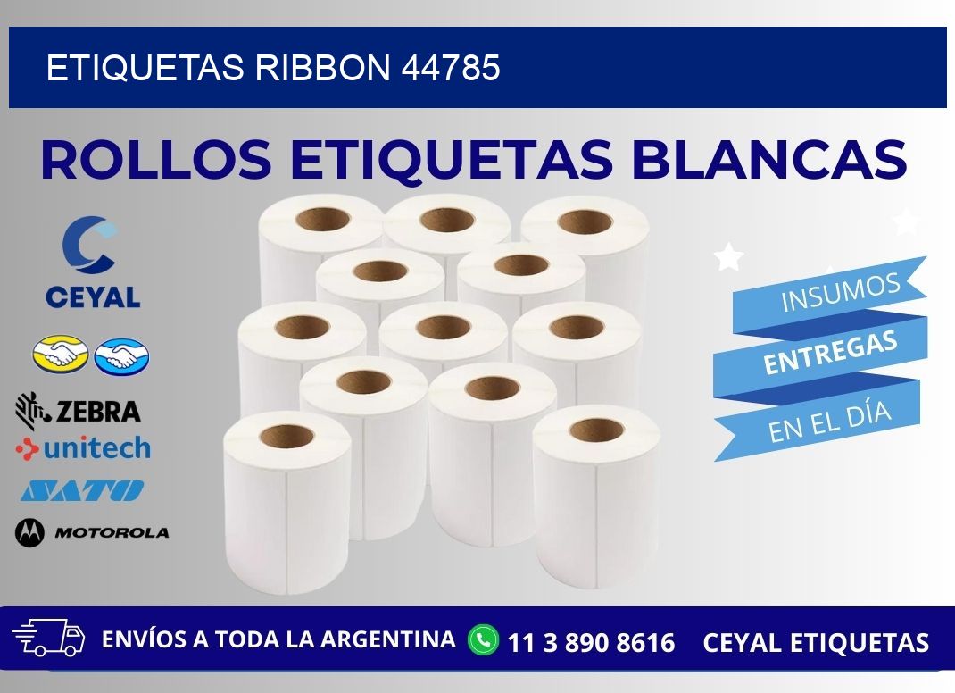 ETIQUETAS RIBBON 44785