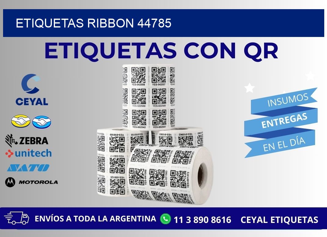 ETIQUETAS RIBBON 44785