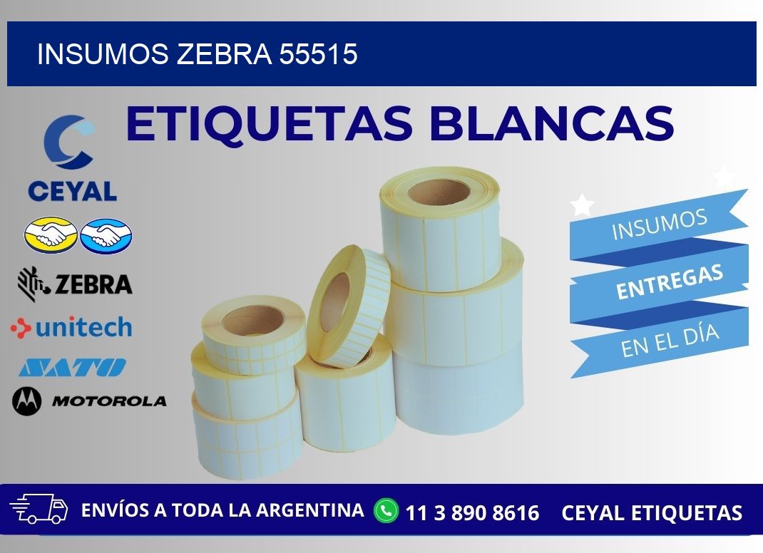 INSUMOS ZEBRA 55515