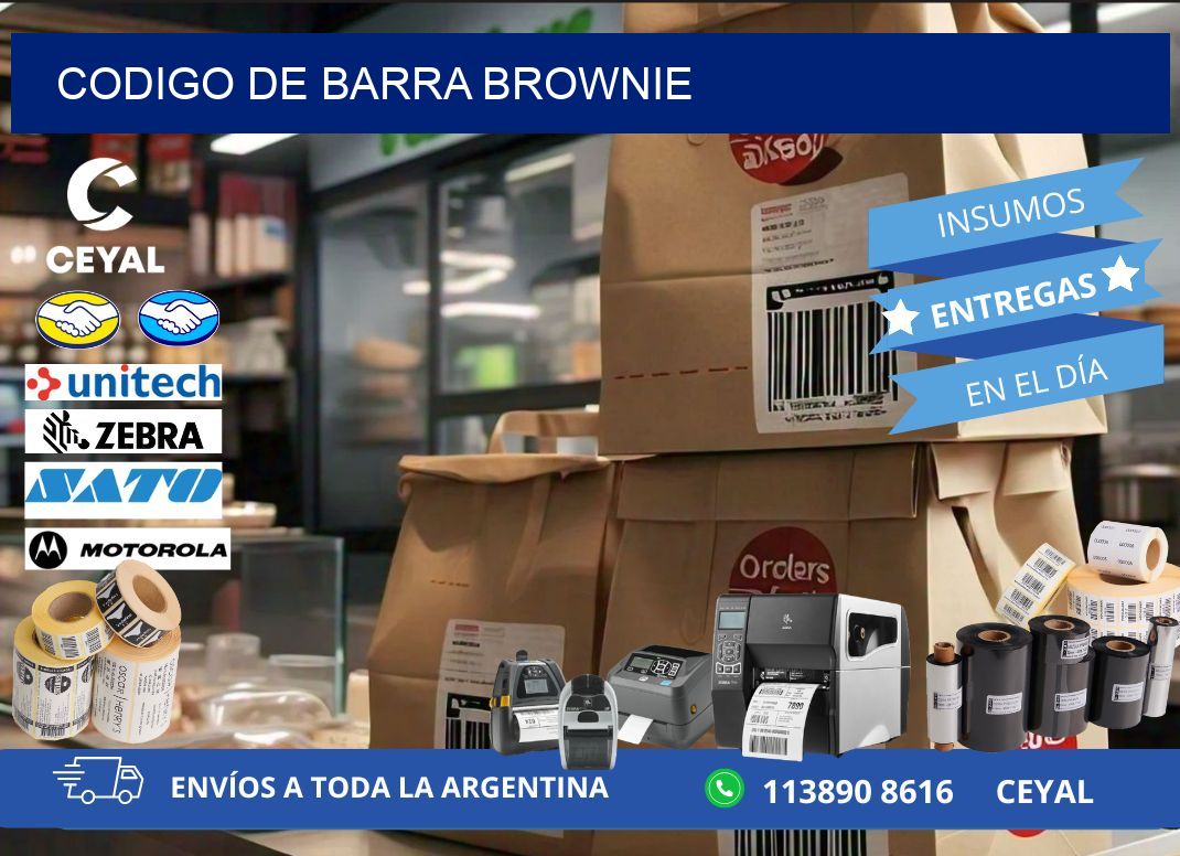 codigo de barra BROWNIE