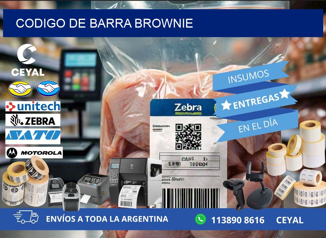 codigo de barra BROWNIE