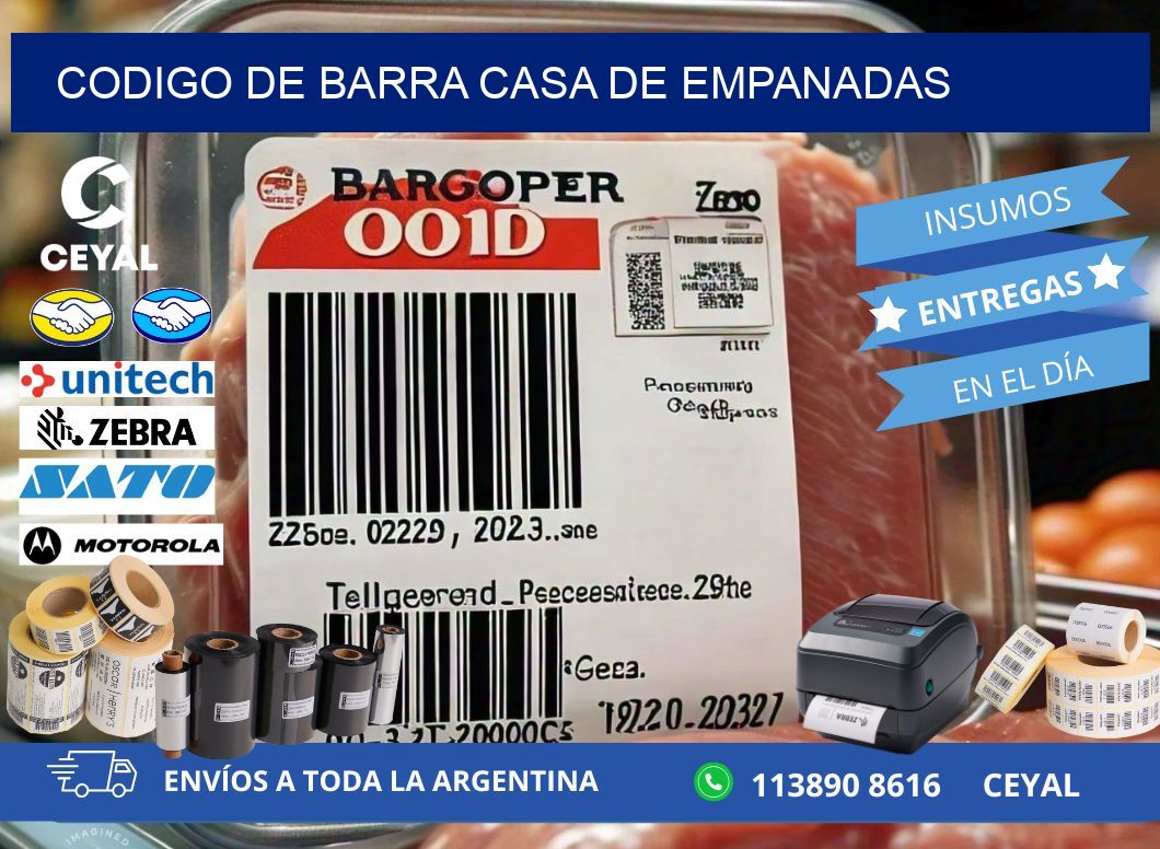 codigo de barra CASA DE EMPANADAS