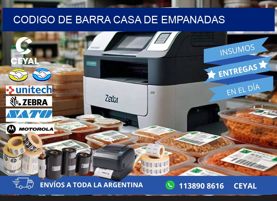 codigo de barra CASA DE EMPANADAS