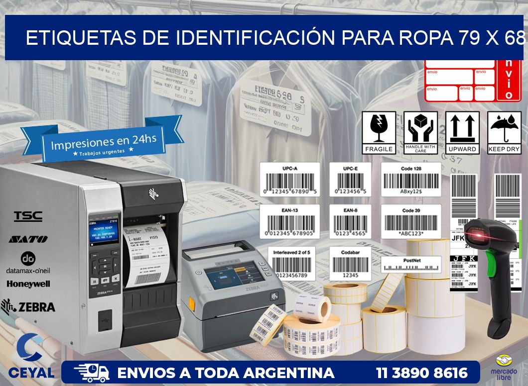 ETIQUETAS DE IDENTIFICACIÓN PARA ROPA 79 x 68