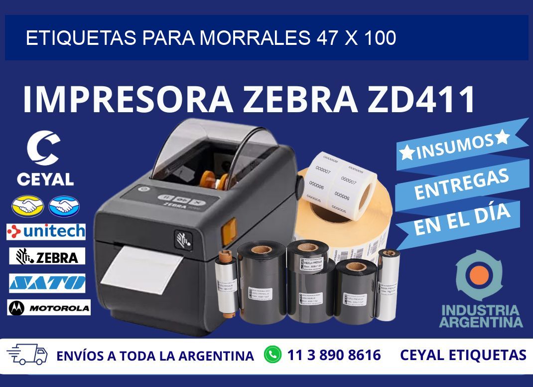 ETIQUETAS PARA MORRALES 47 x 100