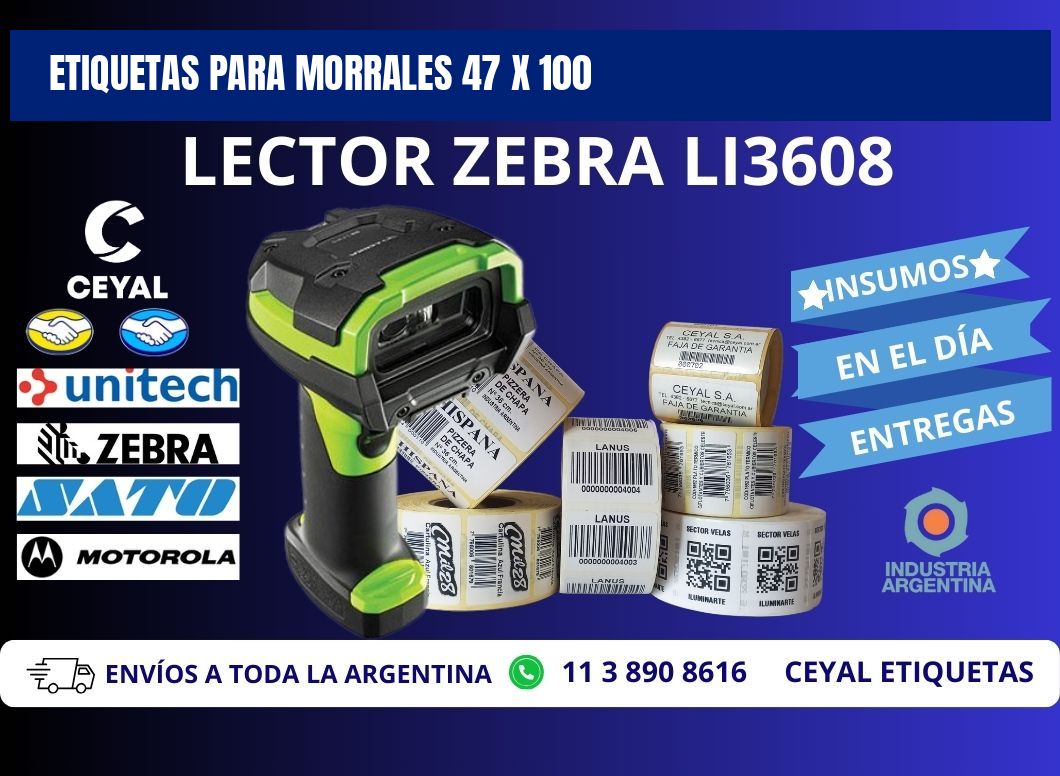 ETIQUETAS PARA MORRALES 47 x 100