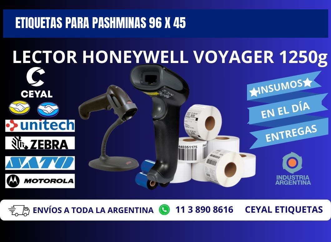 ETIQUETAS PARA PASHMINAS 96 x 45
