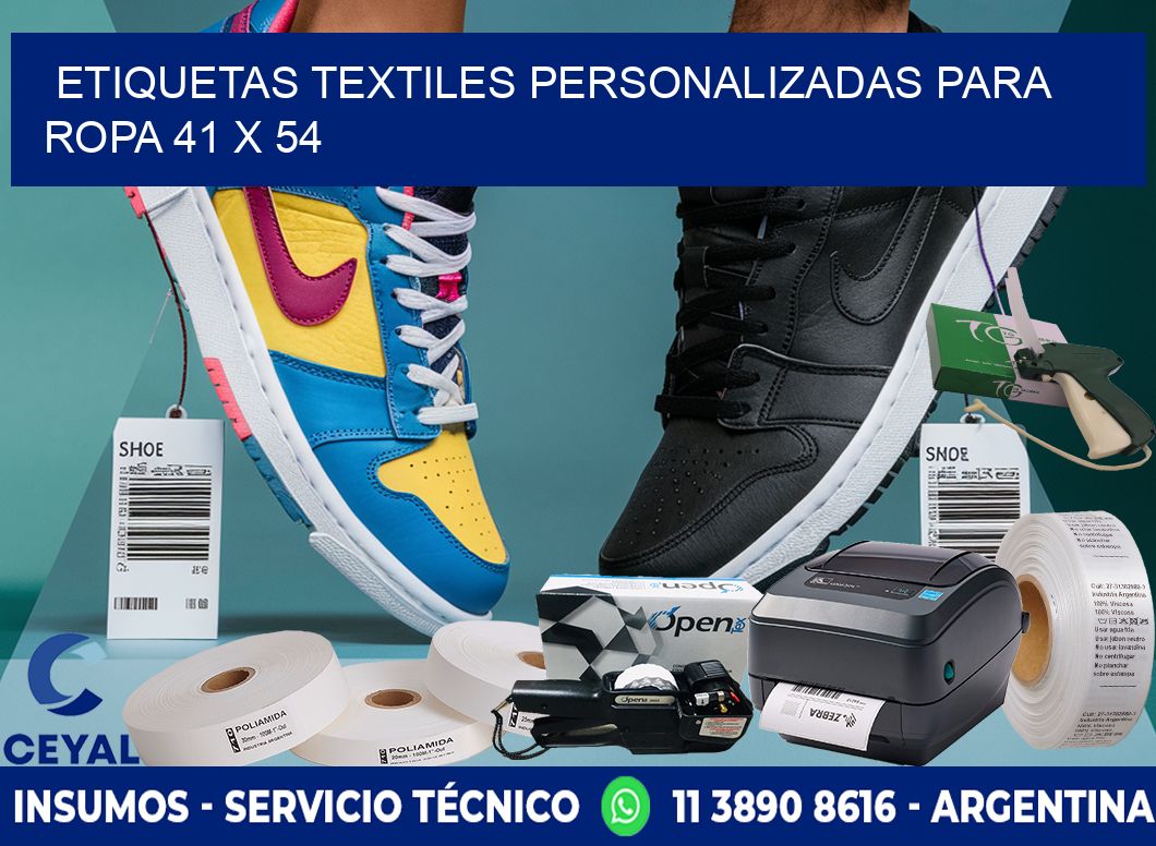ETIQUETAS TEXTILES PERSONALIZADAS PARA ROPA 41 x 54