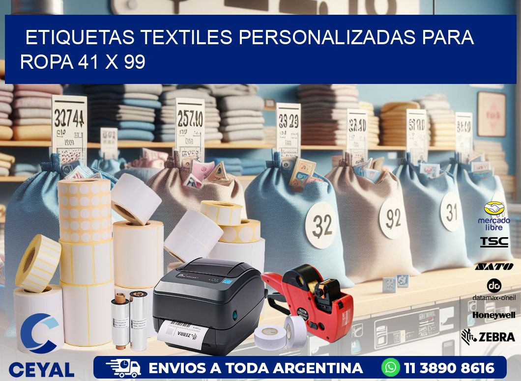 ETIQUETAS TEXTILES PERSONALIZADAS PARA ROPA 41 x 99