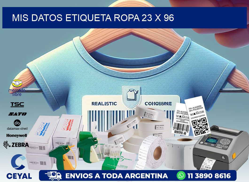 MIS DATOS ETIQUETA ROPA 23 x 96