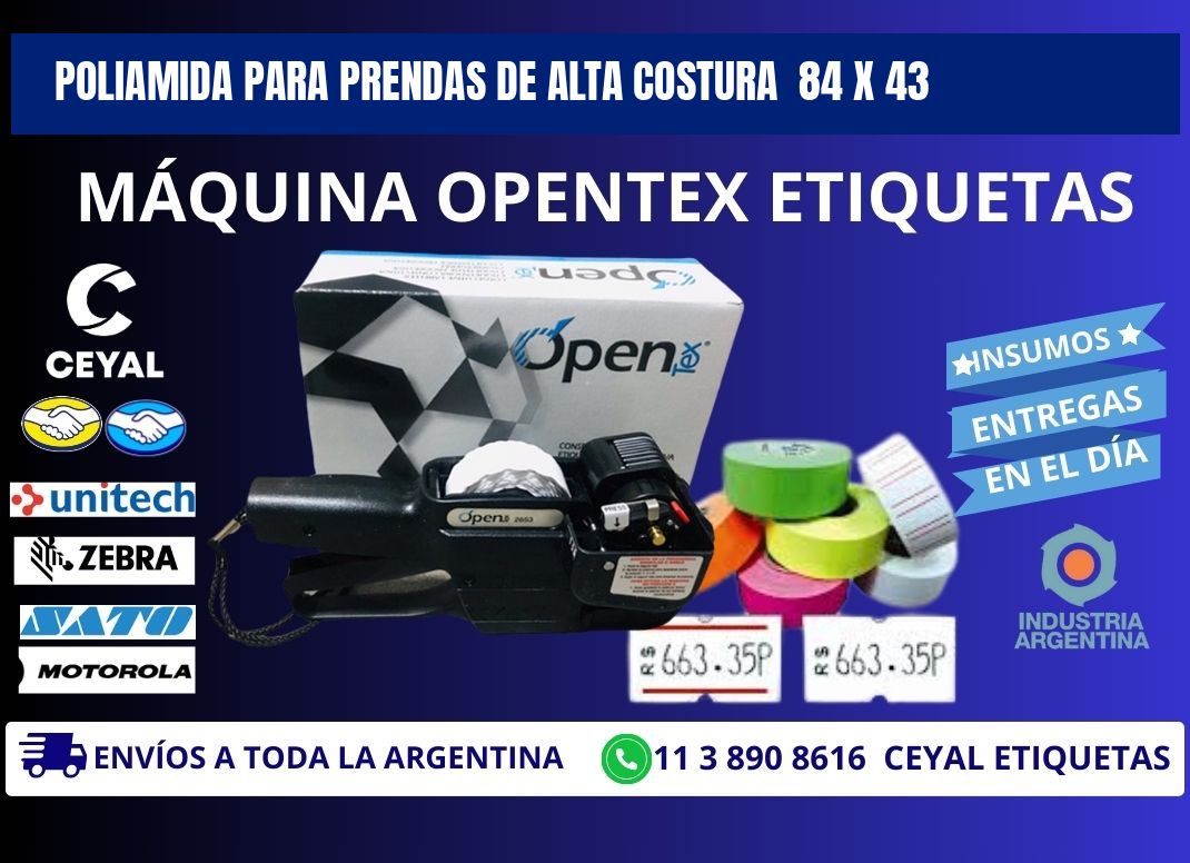 POLIAMIDA PARA PRENDAS DE ALTA COSTURA  84 x 43
