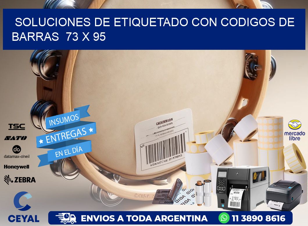Soluciones de Etiquetado con Codigos de Barras  73 x 95