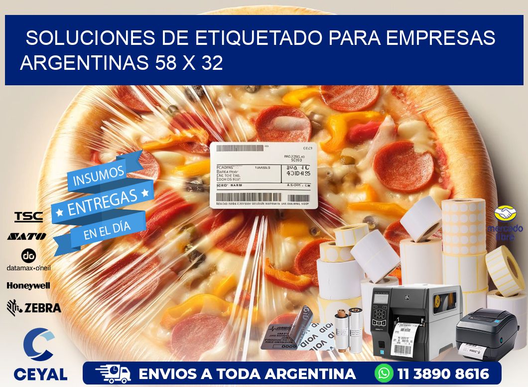 Soluciones de Etiquetado para Empresas Argentinas 58 x 32