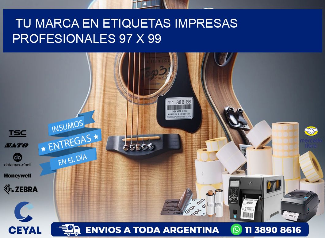 Tu Marca en Etiquetas Impresas Profesionales 97 x 99