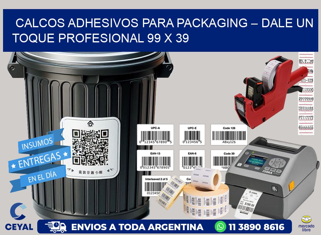 Calcos Adhesivos para Packaging – Dale un Toque Profesional 99 x 39