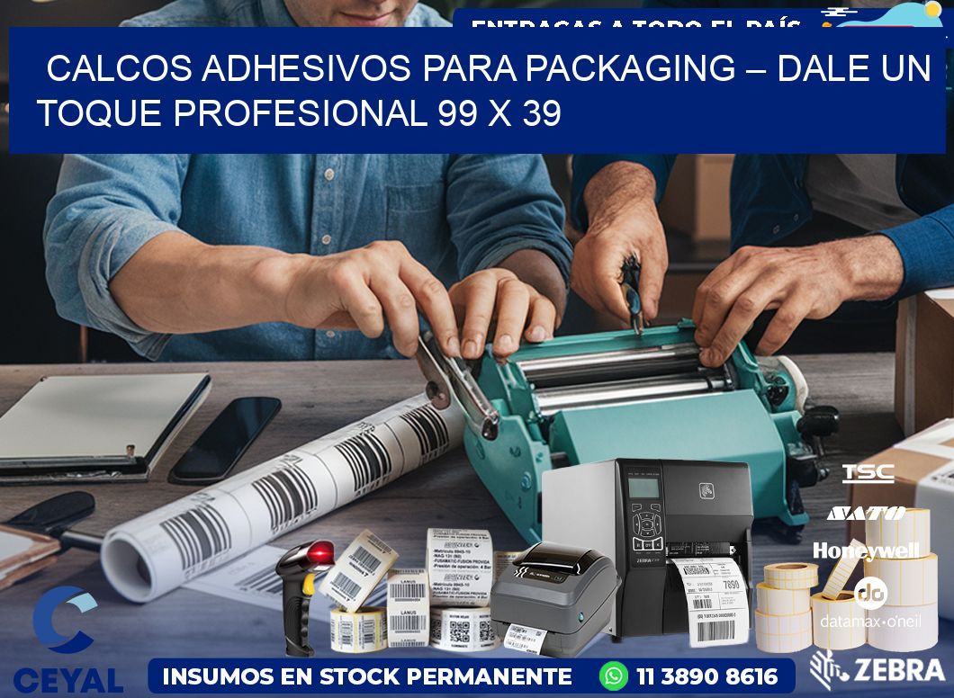 Calcos Adhesivos para Packaging – Dale un Toque Profesional 99 x 39