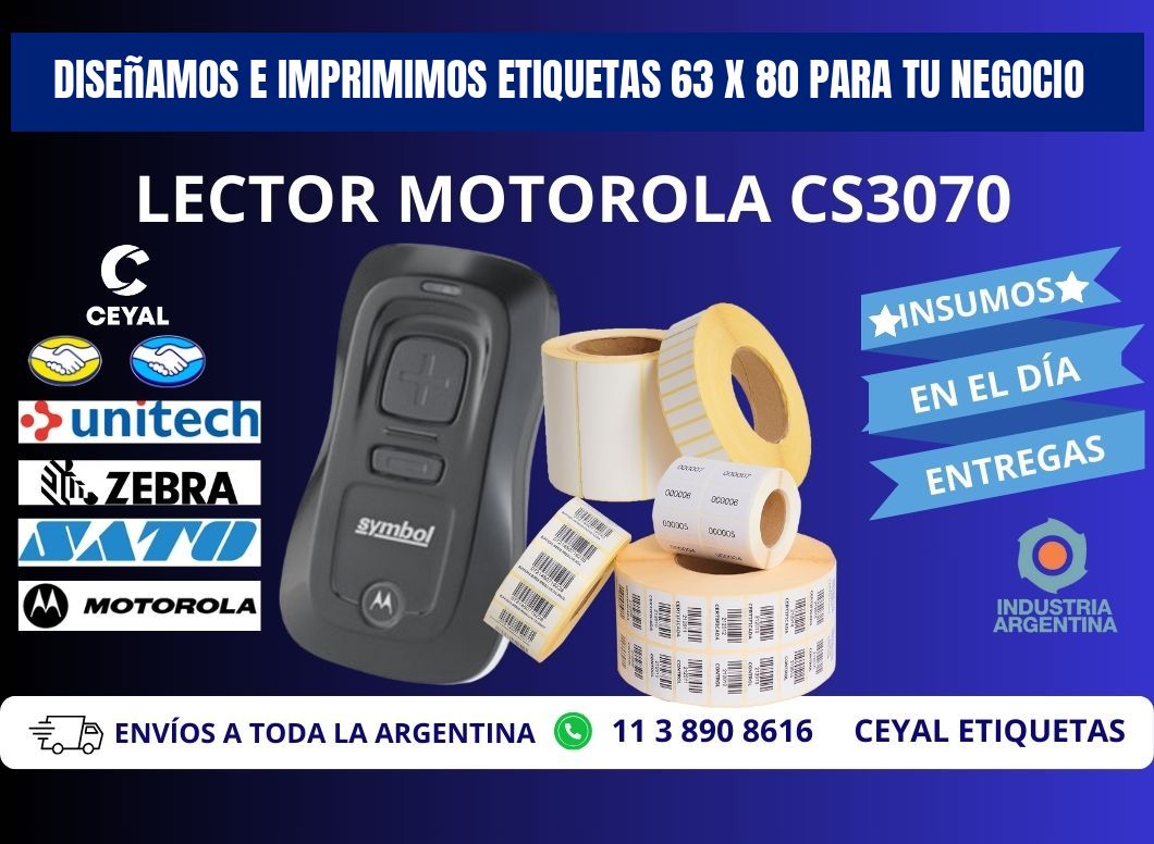 Diseñamos e Imprimimos Etiquetas 63 x 80 para tu Negocio