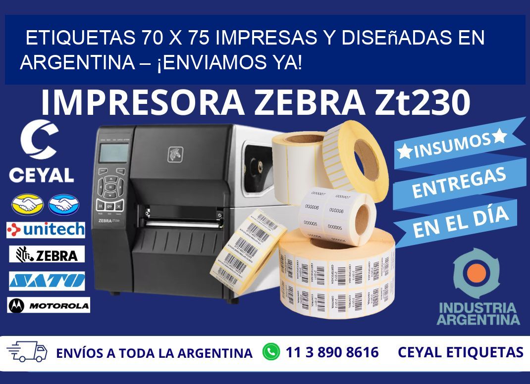 Etiquetas 70 x 75 Impresas y Diseñadas en Argentina – ¡Enviamos Ya!