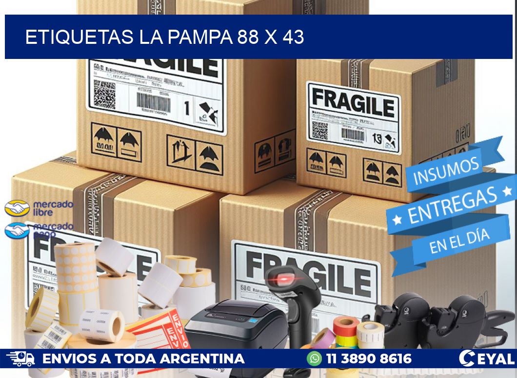 Etiquetas La Pampa 88 x 43