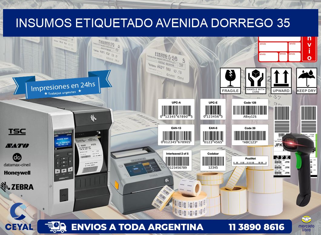 INSUMOS ETIQUETADO Avenida Dorrego 35