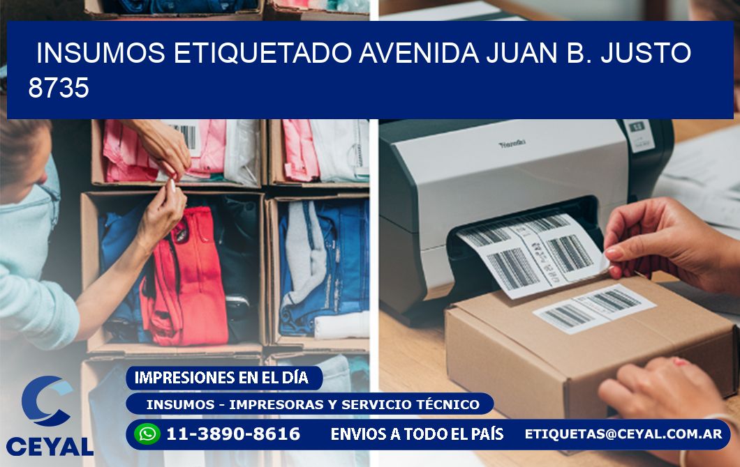 INSUMOS ETIQUETADO Avenida Juan B. Justo 8735