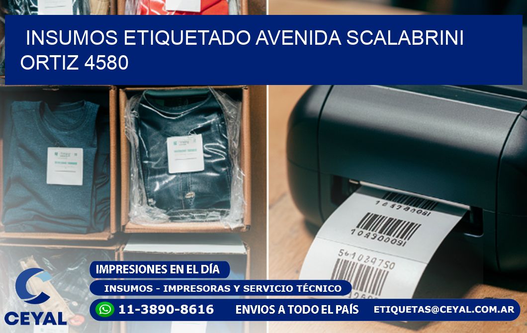 INSUMOS ETIQUETADO Avenida Scalabrini Ortiz 4580