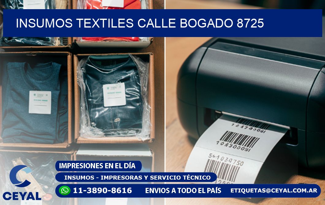 INSUMOS TEXTILES CALLE BOGADO 8725
