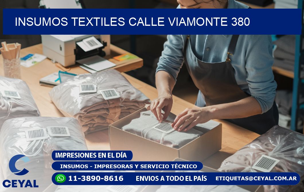 INSUMOS TEXTILES CALLE VIAMONTE 380