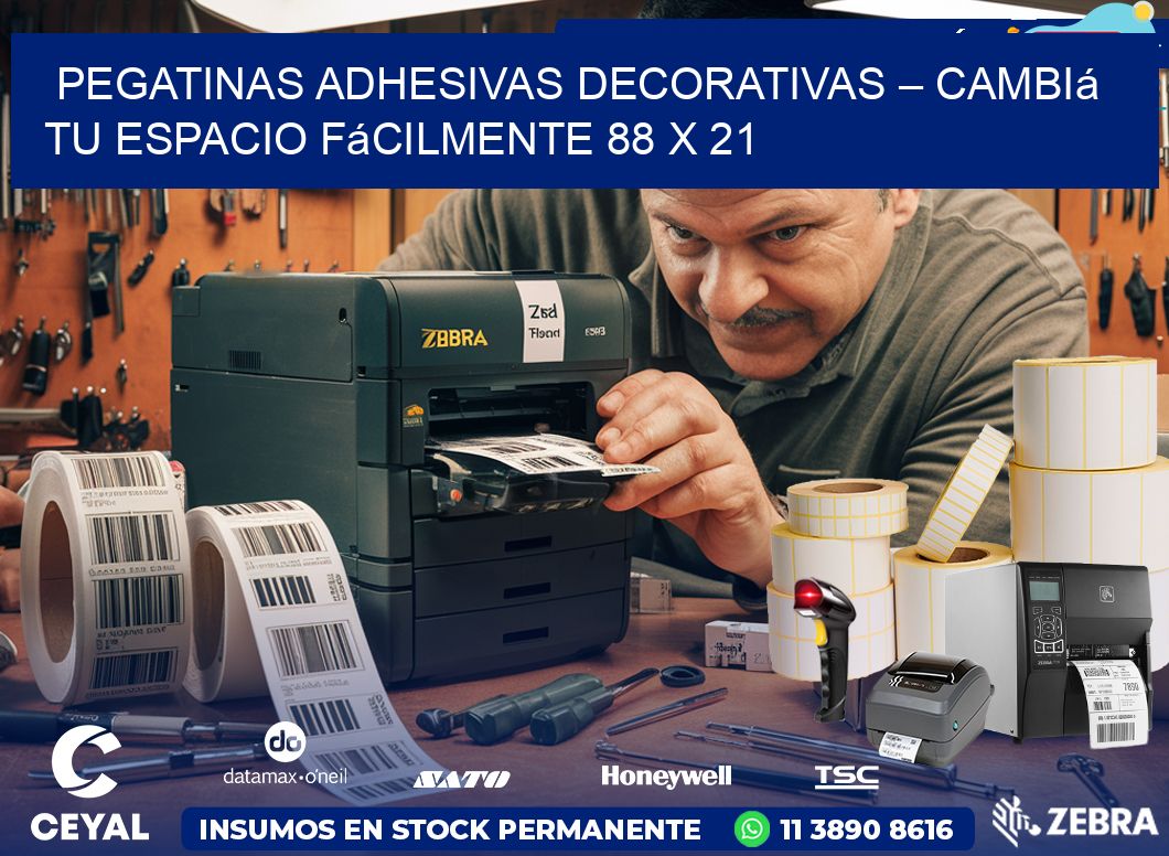 Pegatinas Adhesivas Decorativas – Cambiá Tu Espacio Fácilmente 88 x 21