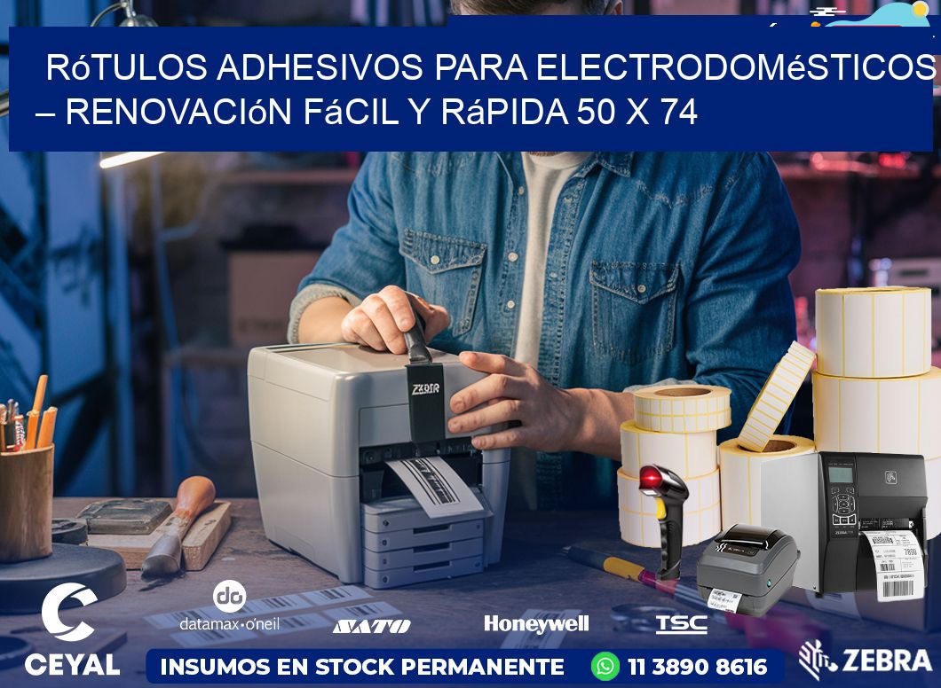 Rótulos Adhesivos para Electrodomésticos – Renovación Fácil y Rápida 50 x 74