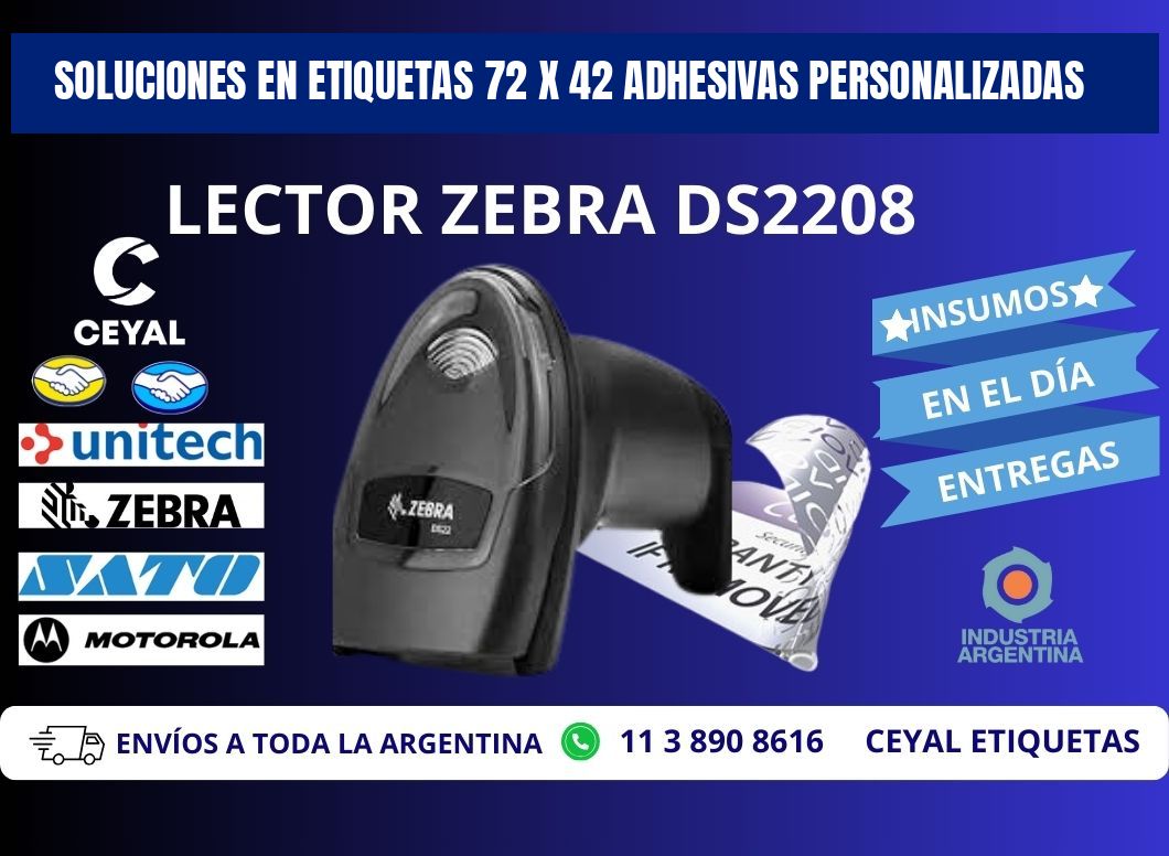 Soluciones en Etiquetas 72 x 42 Adhesivas Personalizadas