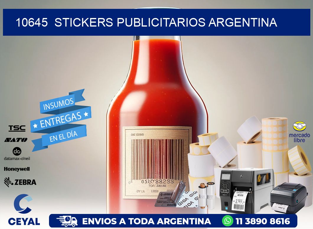 10645  Stickers Publicitarios Argentina