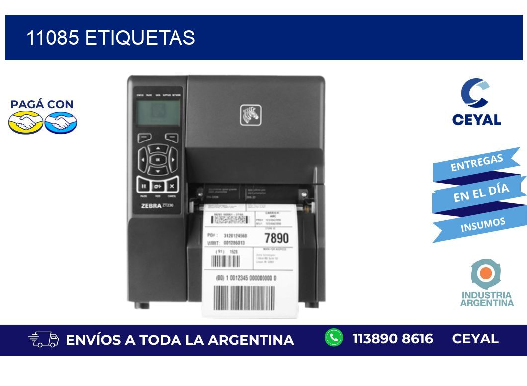 11085 ETIQUETAS