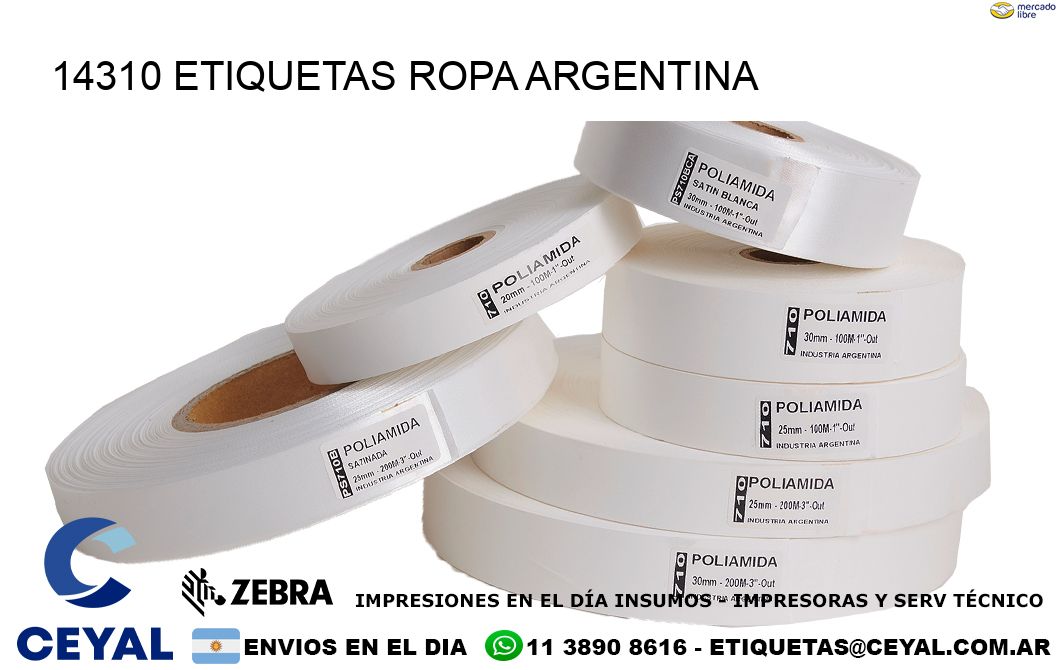 14310 ETIQUETAS ROPA ARGENTINA
