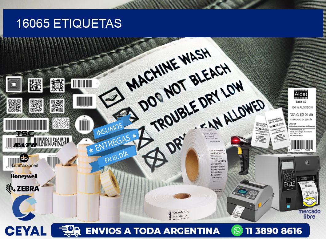16065 ETIQUETAS