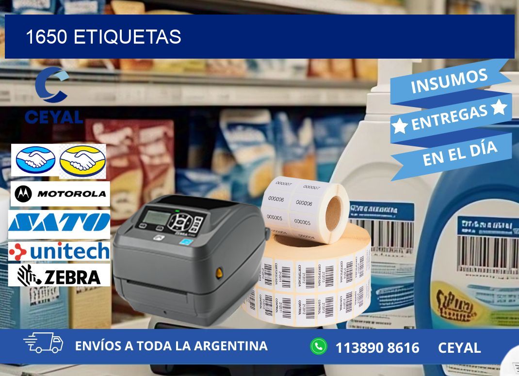1650 ETIQUETAS