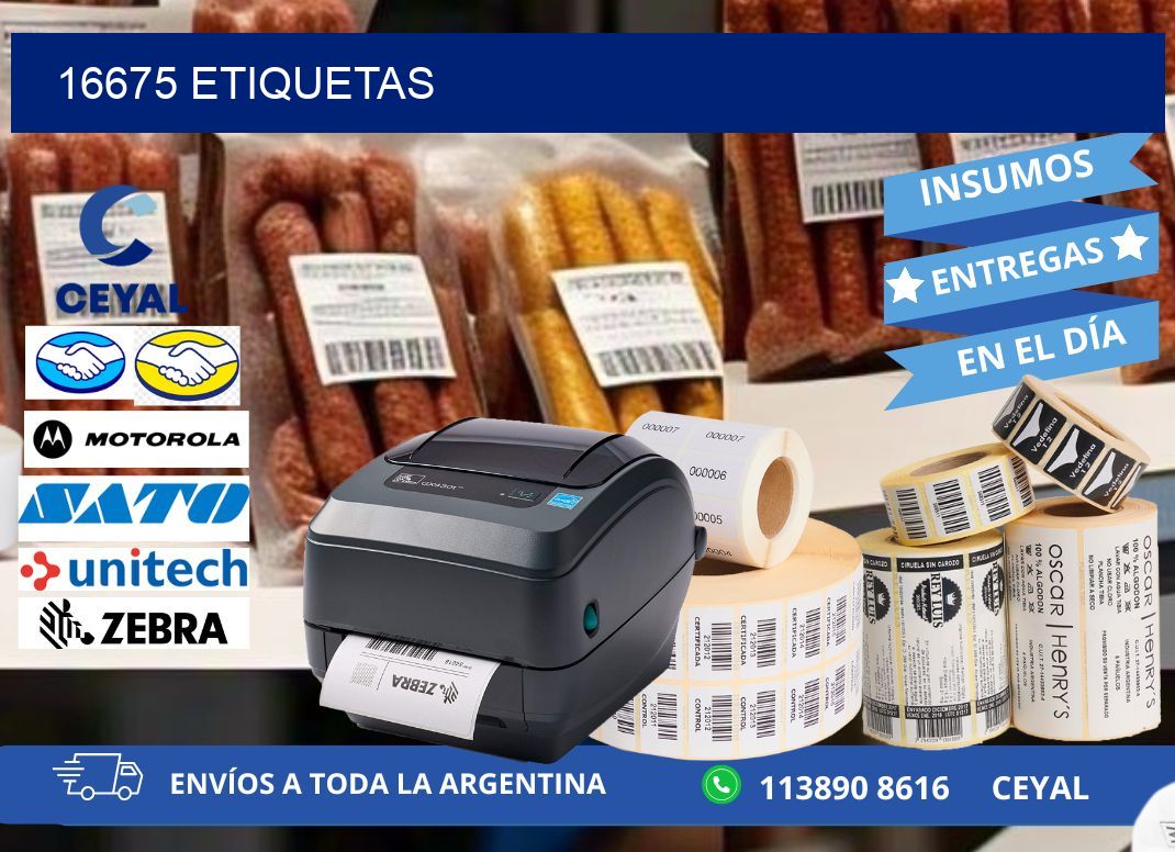 16675 ETIQUETAS