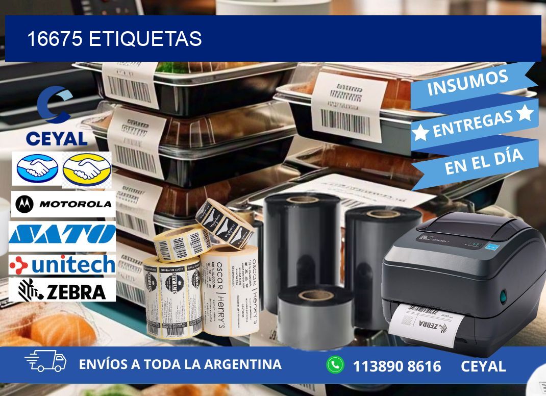 16675 ETIQUETAS