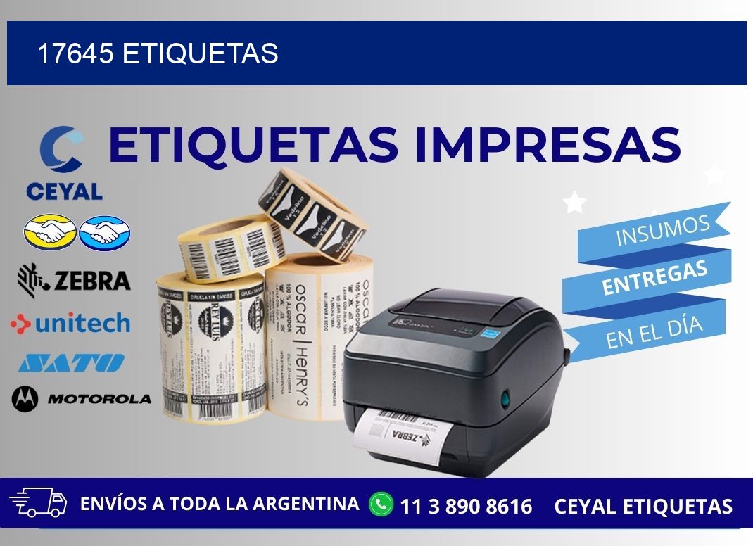 17645 ETIQUETAS