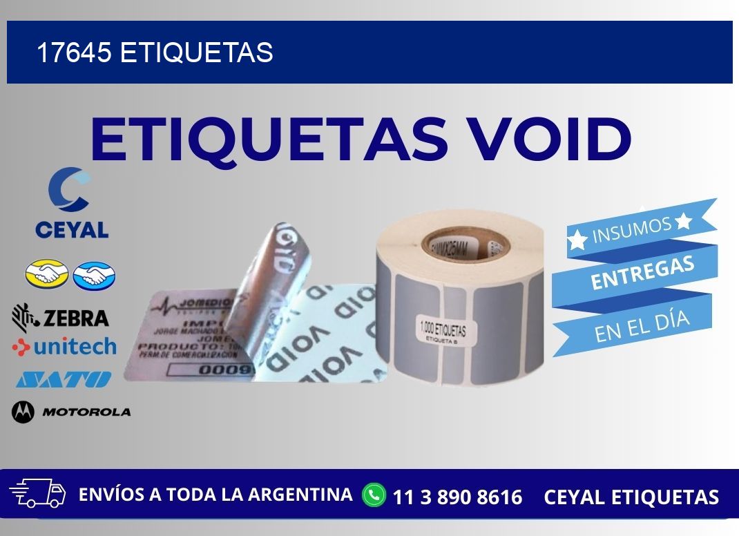 17645 ETIQUETAS