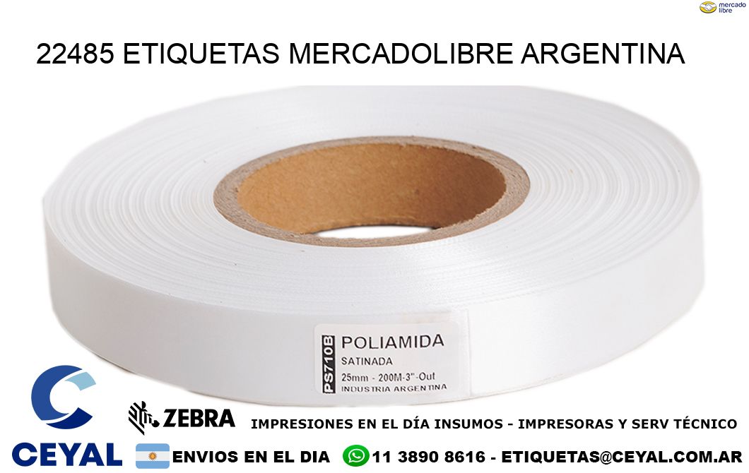 22485 ETIQUETAS MERCADOLIBRE ARGENTINA