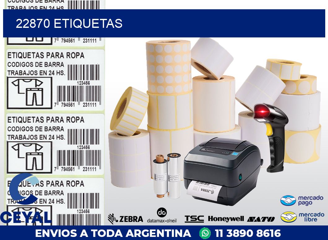 22870 ETIQUETAS