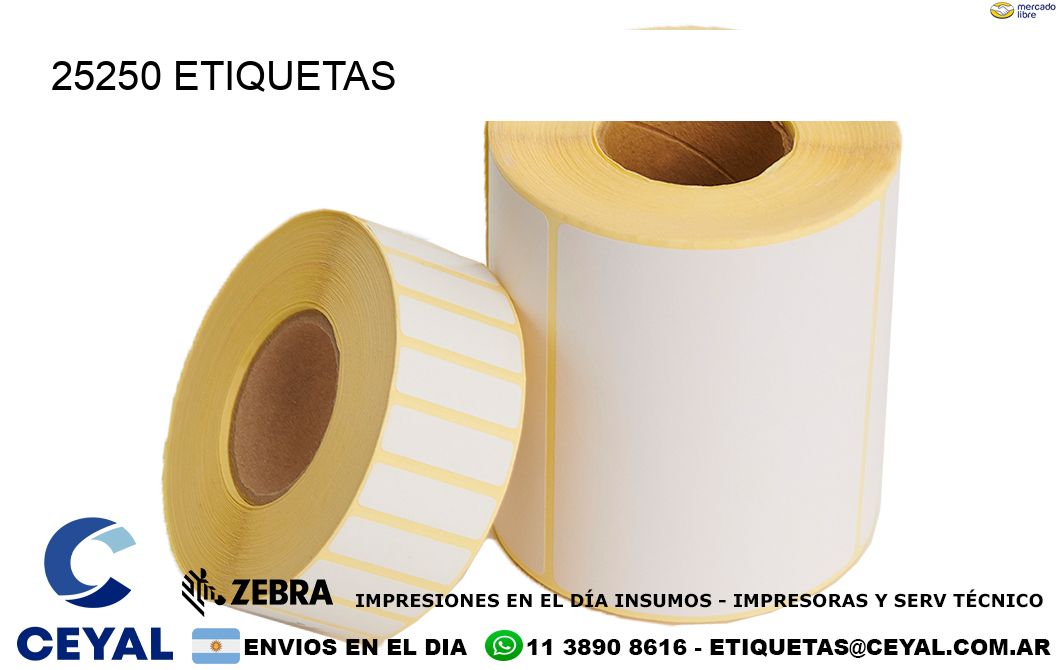 25250 ETIQUETAS
