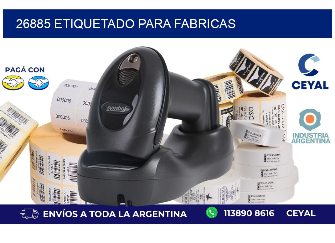 26885 ETIQUETADO PARA FABRICAS
